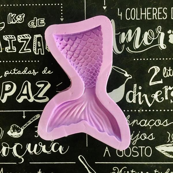 Imagem de Molde de silicone cauda de sereia para decorar f492