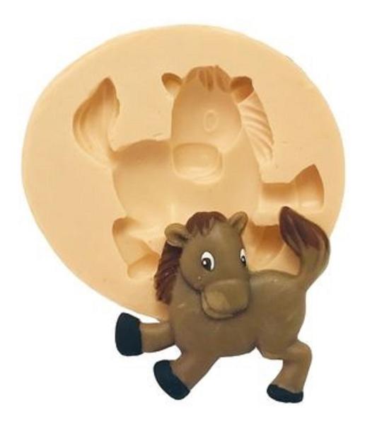 Imagem de Molde de silicone cavalo, fazendinha, burro, resina, confeitaria, biscuit molds planet