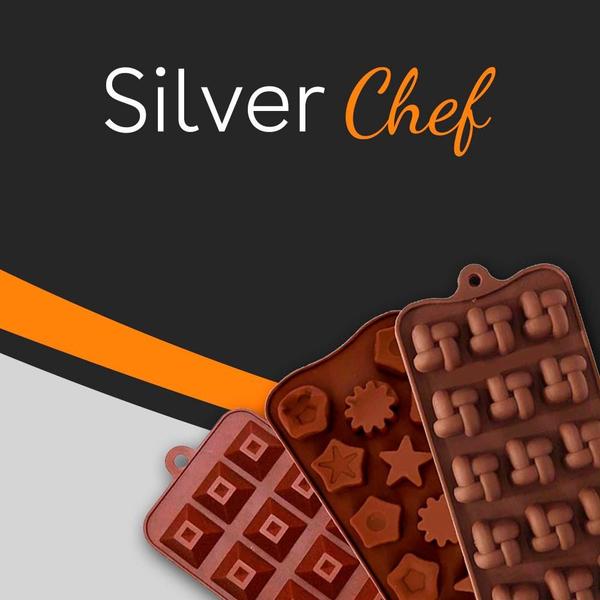 Molde de Silicone Coração - SilverChef Imagem de Molde de Silicone Coração - SilverChef