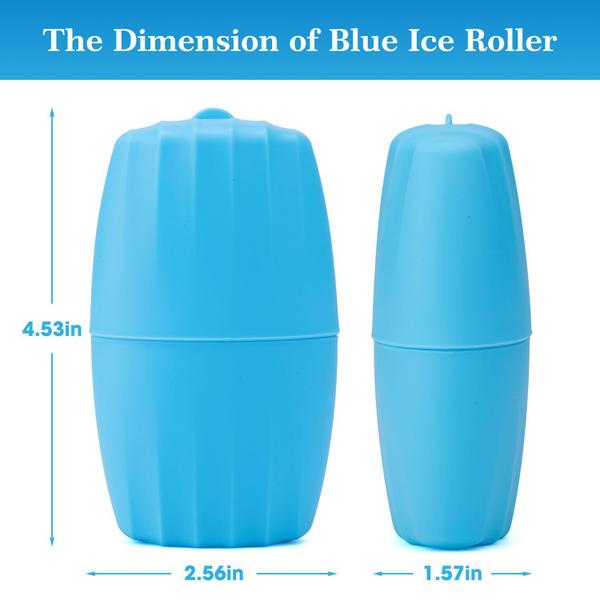 Molde de silicone em cubo reutilizável Ice Roller AECW para massagem facial Imagem de Molde de silicone em cubo reutilizável Ice Roller AECW para massagem facial