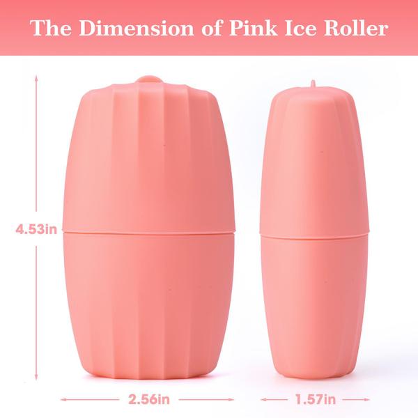 Molde de silicone em cubo reutilizável Ice Roller AECW para massagem facial Imagem de Molde de silicone em cubo reutilizável Ice Roller AECW para massagem facial