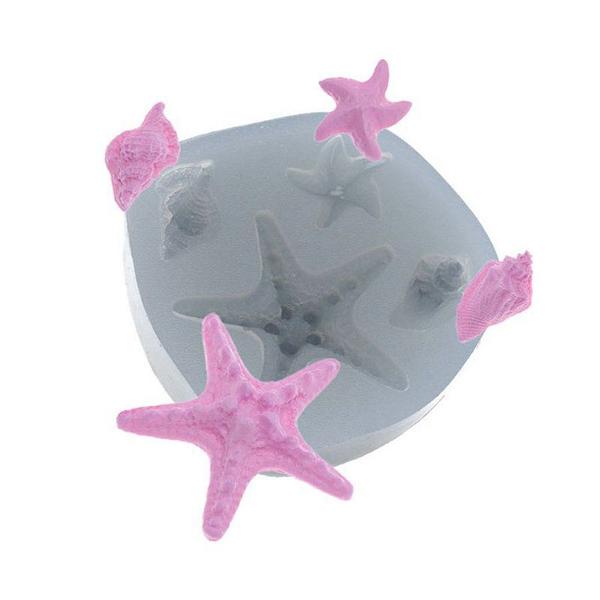 Imagem de Molde de Silicone Estrela do Mar Grande Ref. 144 Flexarte