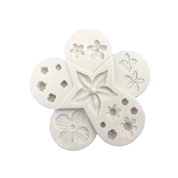 Imagem de Molde De Silicone Flor Primavera Confeitaria Biscuit