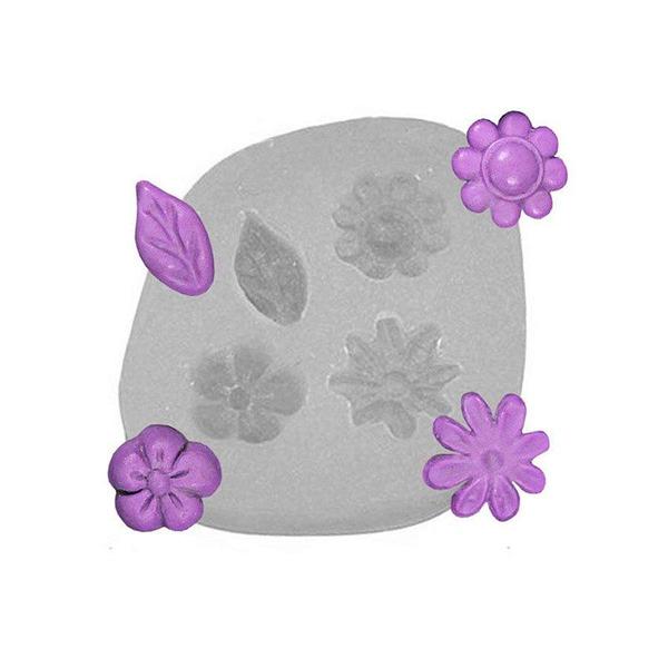 Imagem de Molde de silicone Flores Miosotis pequenas Ref. 111 Flexarte