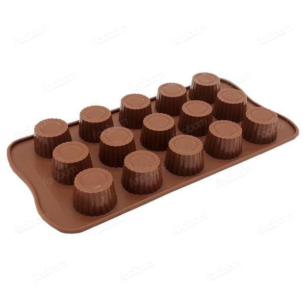 Imagem de Molde de Silicone Forma para Chocolate e Bombom em formato Redondo Confeitaria - Kehome