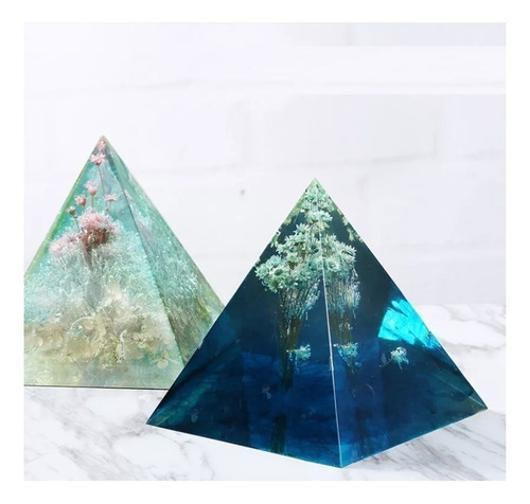 Imagem de Molde De Silicone Formato Orgonite Piramide