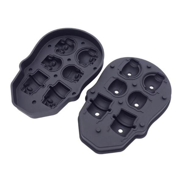 Imagem de Molde de silicone Ice Cube Maker Molde de chocolate em forma de caveira