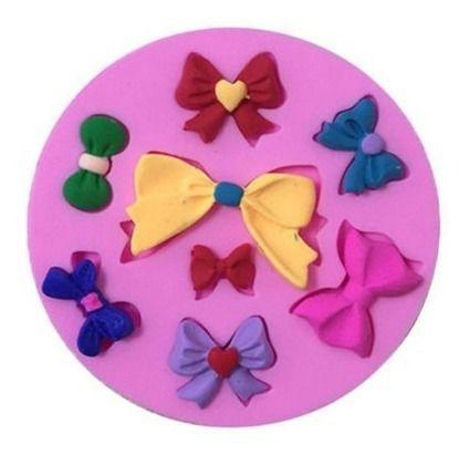 Imagem de Molde De Silicone Laços Laçinhos Confeitaria Biscuit Bolos