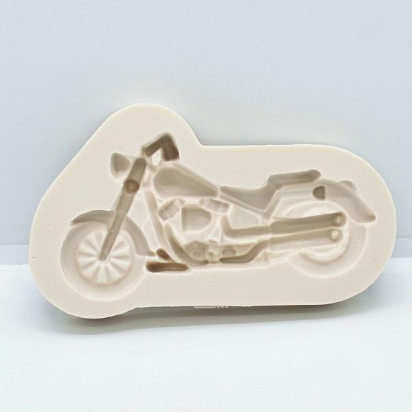 Imagem de Molde De Silicone Moto Estilosa Confeitaria Biscuit