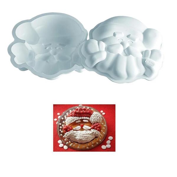 Imagem de Molde De Silicone Papai Noel Natal Santa Claus Silikomart