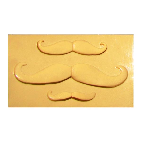 Imagem de Molde de Silicone para Biscuit Casa da Arte  Modelo: Bigodes com 3 Tamanhos 1416