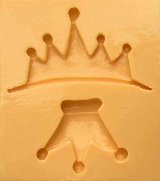 Imagem de Molde de Silicone para Biscuit Casa da Arte - Modelo: Kit de Coroas 1151