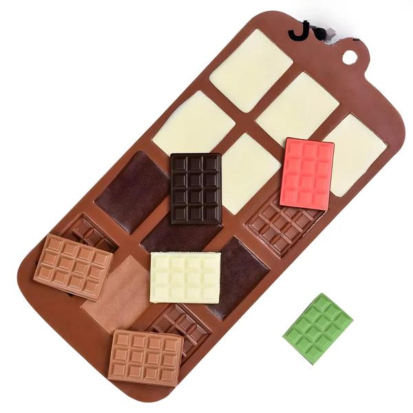 Imagem de Molde de Silicone para Chocolate com 12 Cavidades - Ideal para Fondant, Bombons e Decoração de Bolo