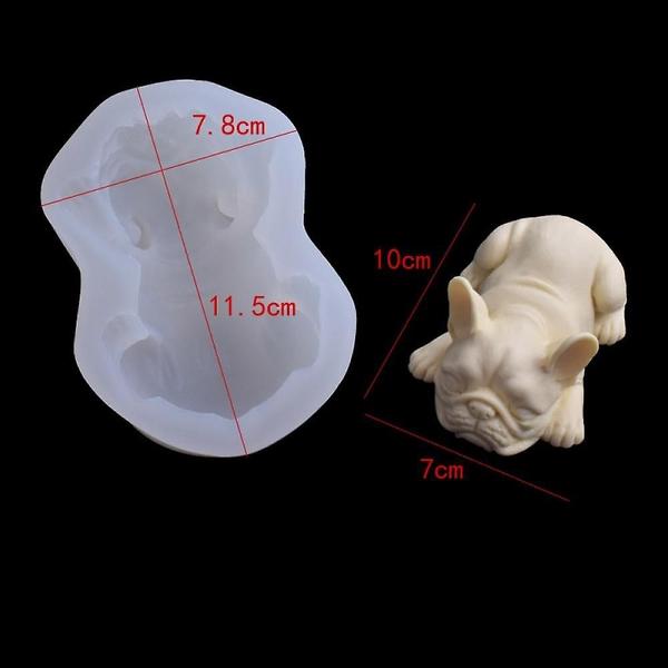 Imagem de Molde de silicone para sabonete, bolo e chocolate - 3D Bulldog