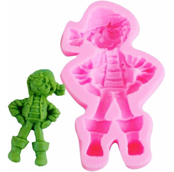 Imagem de Molde De Silicone Pirata Para Confeitaria E Biscuit.