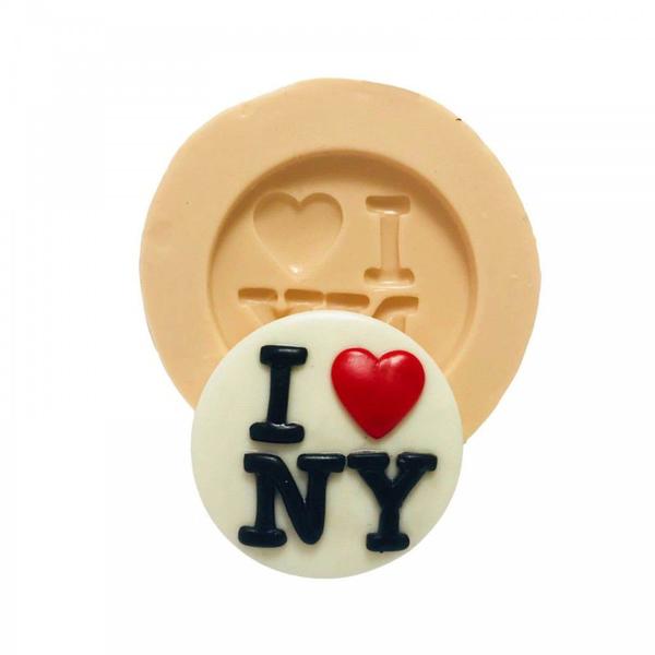 Imagem de Molde de Silicone Plaquinha I Love New York