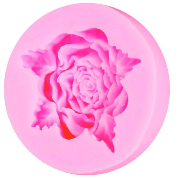 Imagem de Molde De Silicone Rosa Flor Confeitaria Pasta Americana Bolo