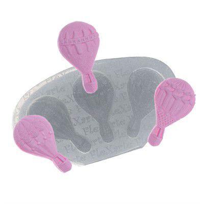 Imagem de Molde de Silicone Trio de Balões Ref. 46 Flexarte Rizzo Confeitaria