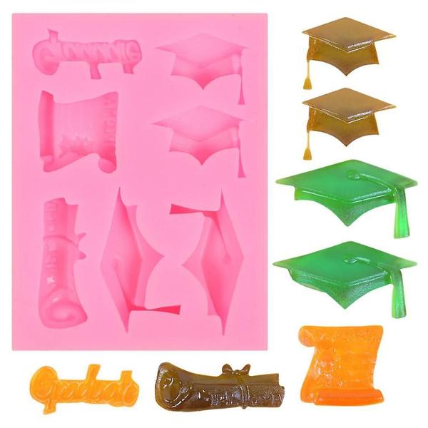 Imagem de Molde de silicone Wokex Graduation Bachelor Hat Shape Cake