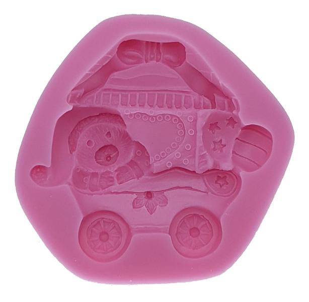 Molde de Urso Carrinho de Bebê - Prime Chef Imagem de Molde de Urso Carrinho de Bebê