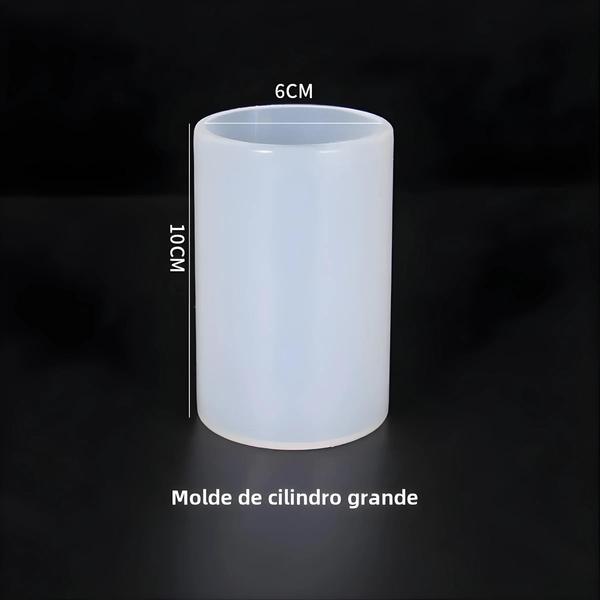 Imagem de Molde De Vela De Silicone Transparente Branco Para Joias De Resina E Moldes De Argila Suculenta Para