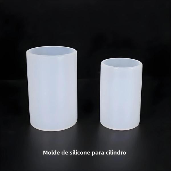 Imagem de Molde De Vela De Silicone Transparente Branco Para Joias De Resina E Moldes De Argila Suculenta Para