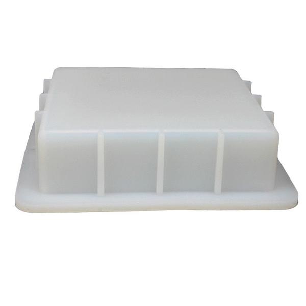 Imagem de Molde em Silicone para Sabonete Quadrado de 6 Polegadas com Capacidade para 1100ml