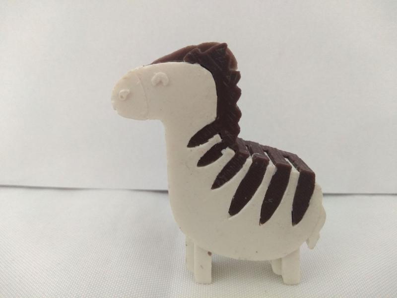 Imagem de Molde Forma Silicone Sabonete Zebra Safari Cute 2 Cav