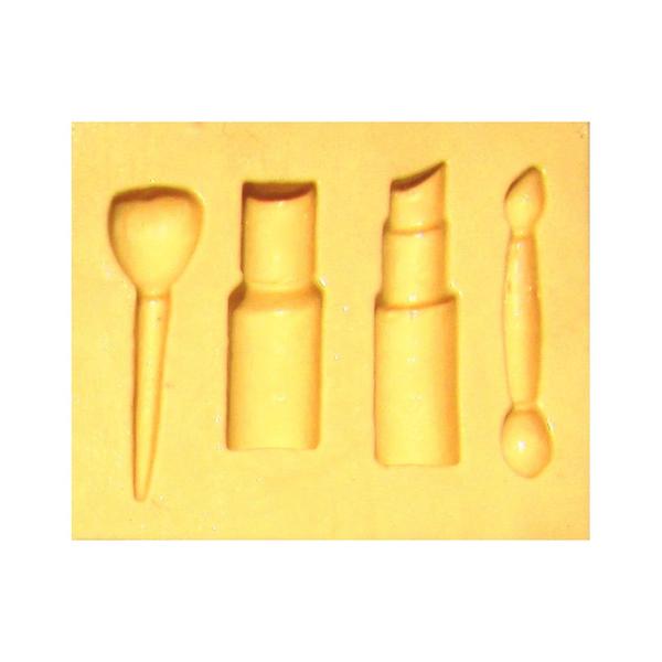 Imagem de Molde Silicone 1389 Kit Maquiagem