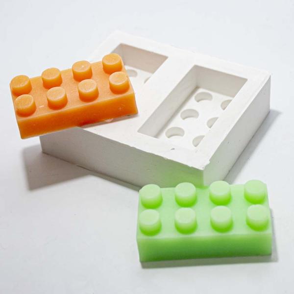 Imagem de Molde Silicone Lego 2Cav