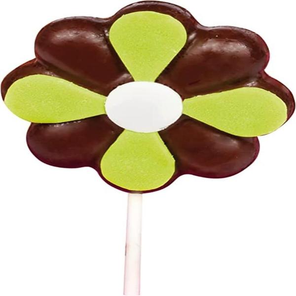 Molde Silicone Pirulito 4 Cavidades Gourmet Flor Silikomart Imagem de Molde Silicone Pirulito 4 Cavidades Gourmet Flor Silikomart