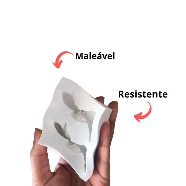 Imagem de Molde Silicone Vela Anjinhos 3d Rezando Confeitaria Sabonete