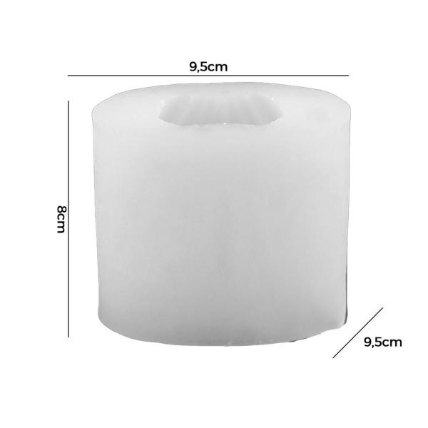 Imagem de Molde Silicone Vela Concha 9,5x8cm - Branco