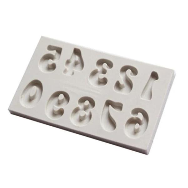 Imagem de Moldes de Silicone 3D para Letras e Números - Decoração de Bolos e Fondant