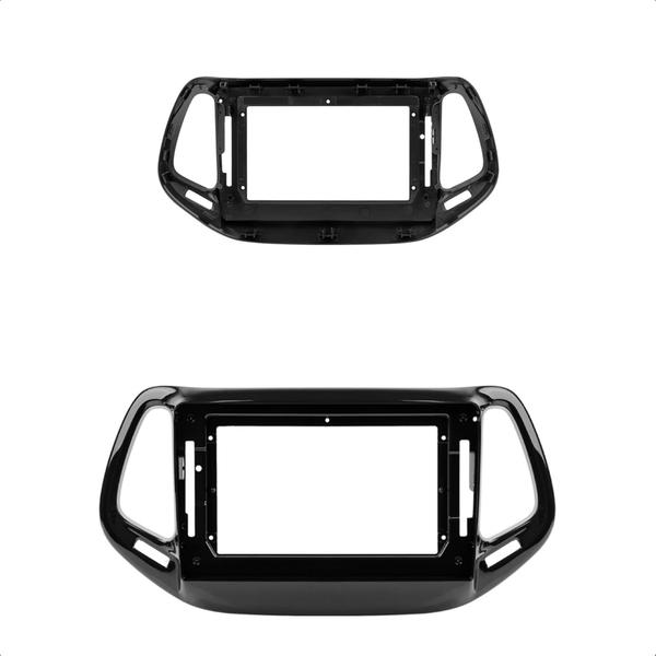 Imagem de Moldura 10 Polegadas Black Piano Jeep Compass 2016/2017/2018/2019/2020 Expex - EPX10JP002