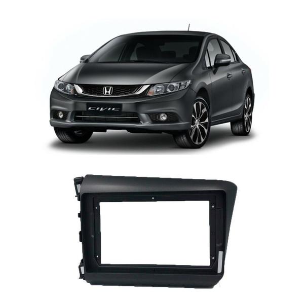 Imagem de Moldura 2 din Preta Honda Civic 2012 a 2016 9 Polegadas EPX9HO004