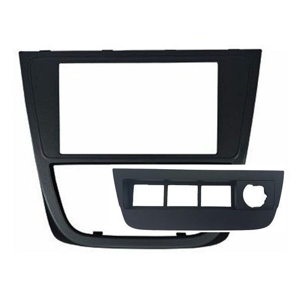 Imagem de Moldura 2 din vw g5 gol/saveiro/voyage preta