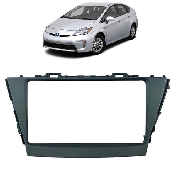 Imagem de Moldura 9 polegadas toyota prius 2013 a 2015 preto fosco