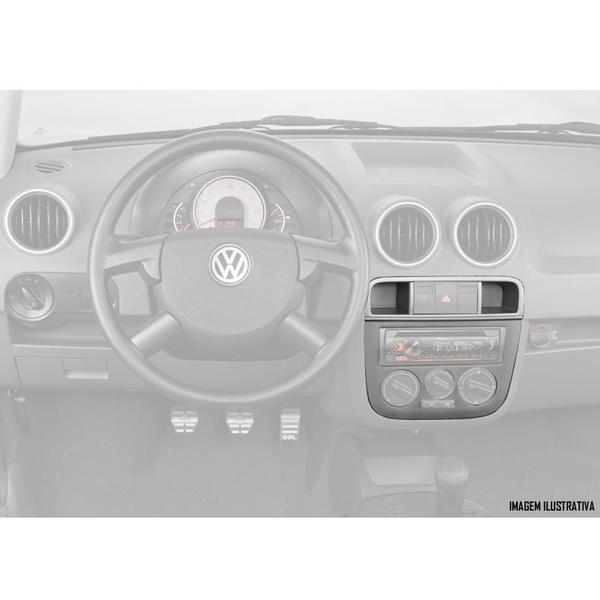 Imagem de Moldura De Painel 1 Din Vw Gol Saveiro Parati G4 - Prata