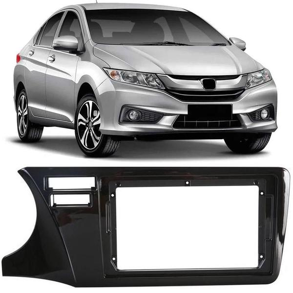 Imagem de Moldura De Painel 2 Din 9 Polegadas Honda City 2015/2020