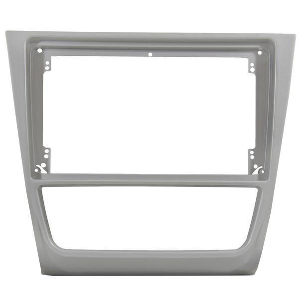 Imagem de Moldura De Painel 2 Din 9" Polegadas Vw Gol Saveiro Voyage G6 - Cinza