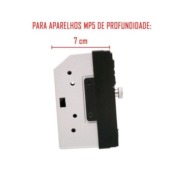 Imagem de Moldura De Painel 2 Din Fiat Argo E Cronos Para Mp5 Slim