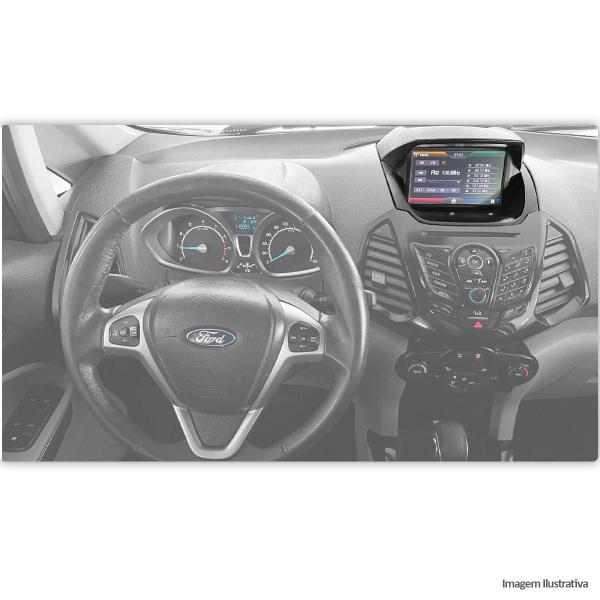 Imagem de Moldura de Painel 9 Polegadas Ecosport 2013 a 2017 Preto