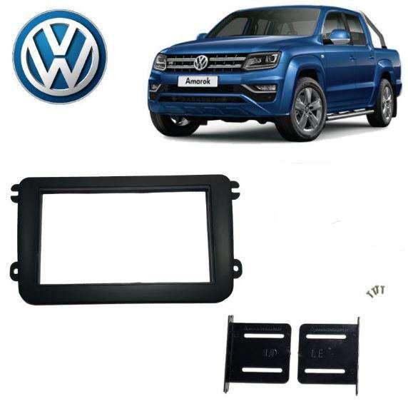 Moldura de Rádio Amarok Highline 2010a2019 Blackpiano 1e2Din - LDV Imagem de Moldura de Rádio Amarok Highline 2010a2019 Blackpiano 1e2Din