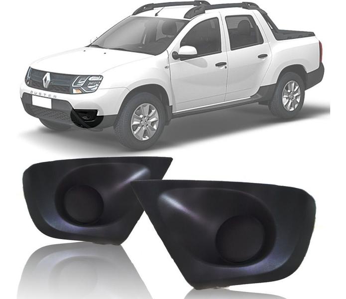 Imagem de Moldura Do Milha Renault Duster Oroch 2015 2016 2017 S/ Furo