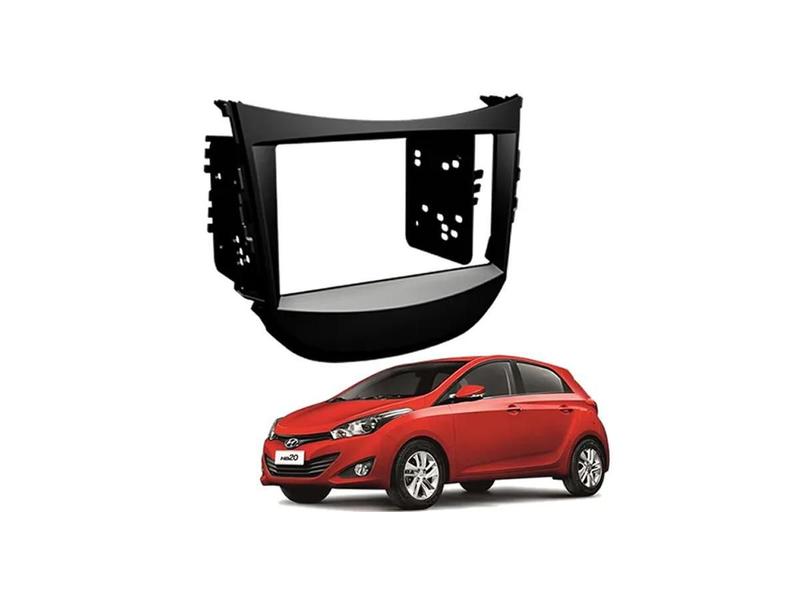 Imagem de Moldura Dvd Hyundai Hb20 Hb20S Hb20X Com Som