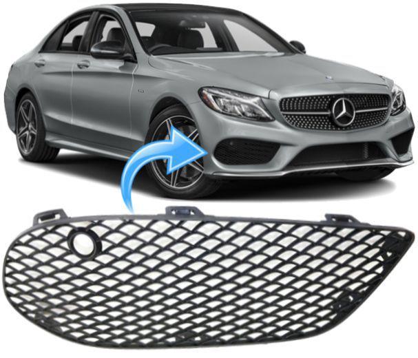 Imagem de Moldura Externa do Parachoque Mercedes Benz C250 2.0 Turbo Sport de 2014 À 2018 - Direito