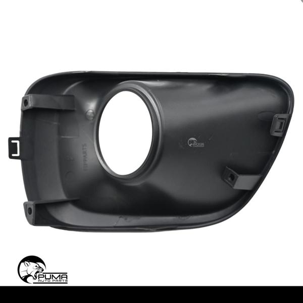 Imagem de Moldura Farol Milha Fiat Mobi 2021 2022 2023 Preto Com Furo