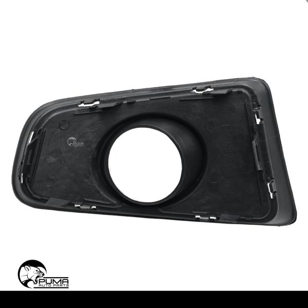 Imagem de Moldura Farol Milha Renault Sandero 2012 2013 2014 Preto Com Furo