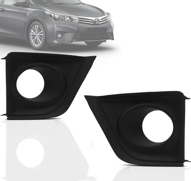 Imagem de Moldura Farol Milha Toyota Corolla 2014 2015 2016 2017